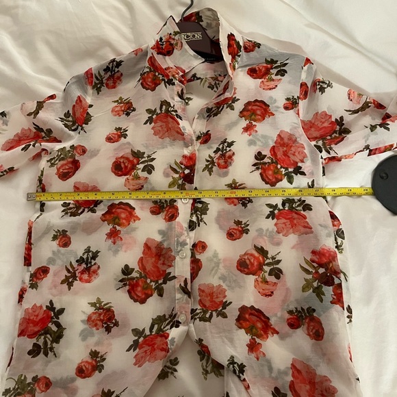 The Kooples cotton and silk floral lightweight shirt - Picture 9 of 10